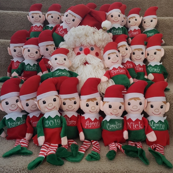Personalized Elf Custom Plush Christmas Elves - Picture 1 of 8